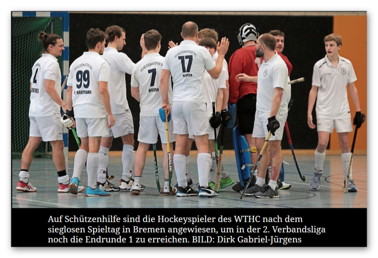 WTHC-Team gehen die Körner aus