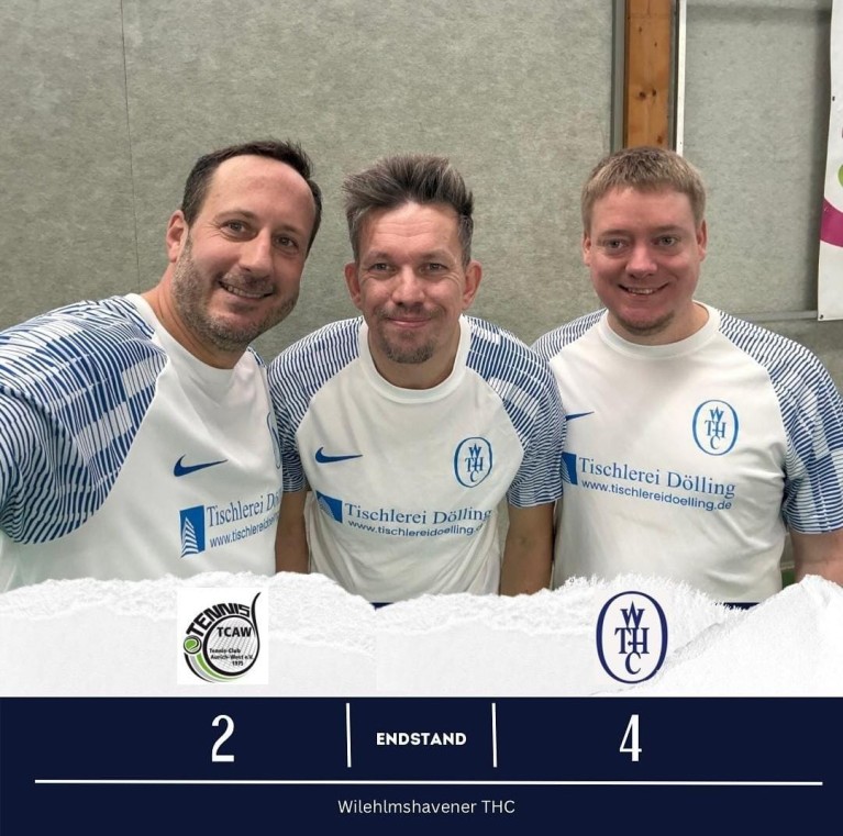 Erfolgreicher Ausw�rtssieg der Herren 30 vom WTHC beim TC Aurich West