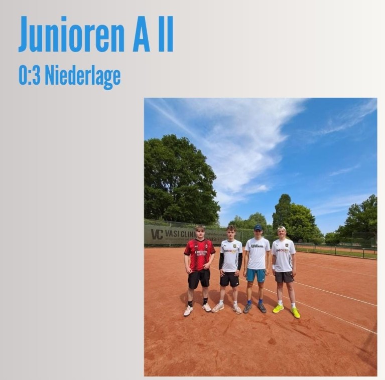 Junioren A – Lehrreicher Spieltag für unser Team II 