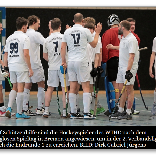 WTHC-Team gehen die K�rner aus