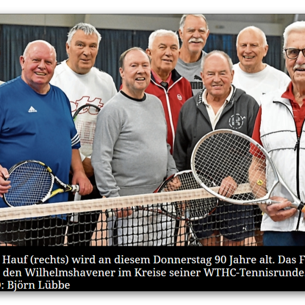 In Zukunft ist Fred Hauf nur noch Fr�hst�cksgast